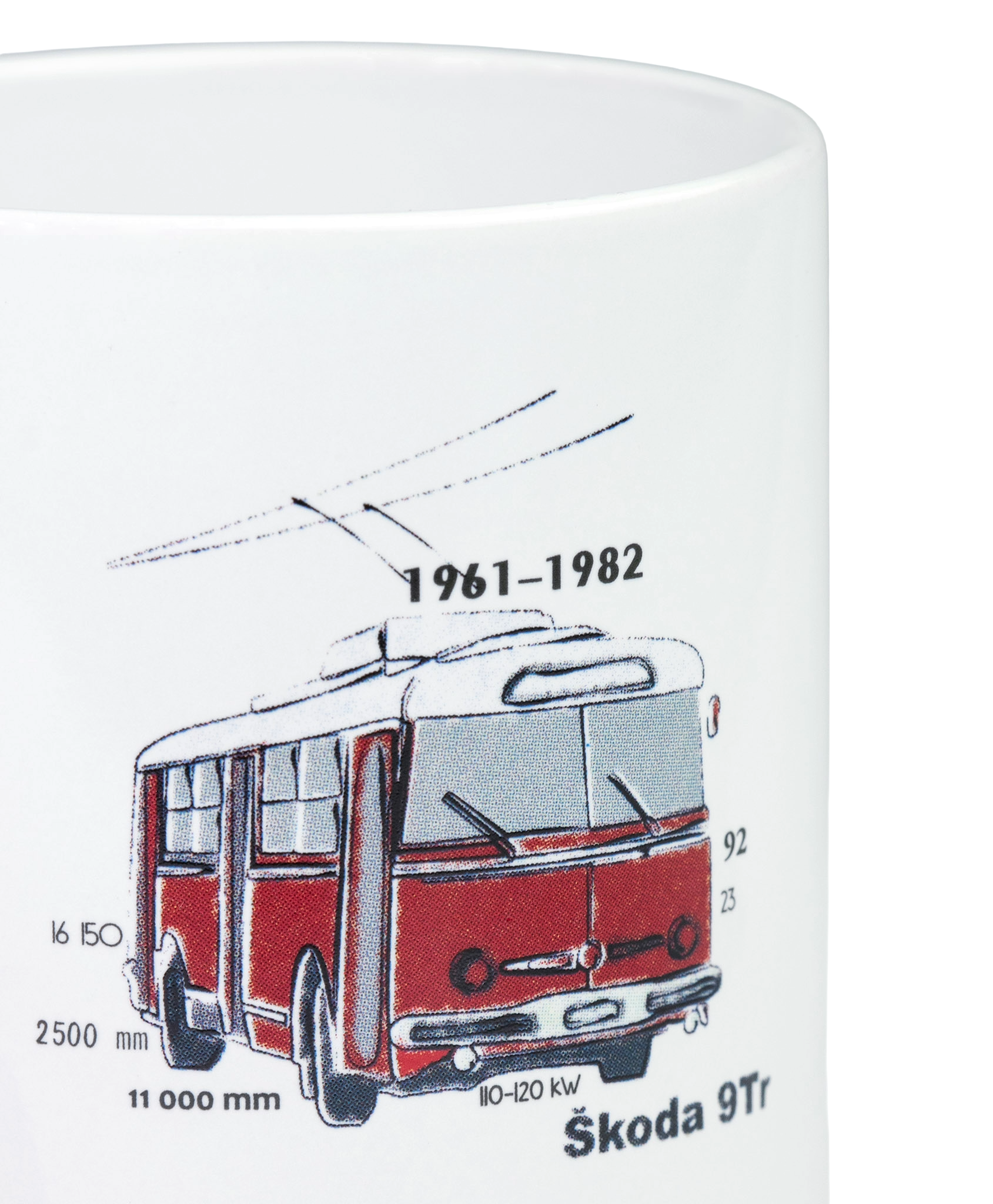 kubek trolejbus skoda