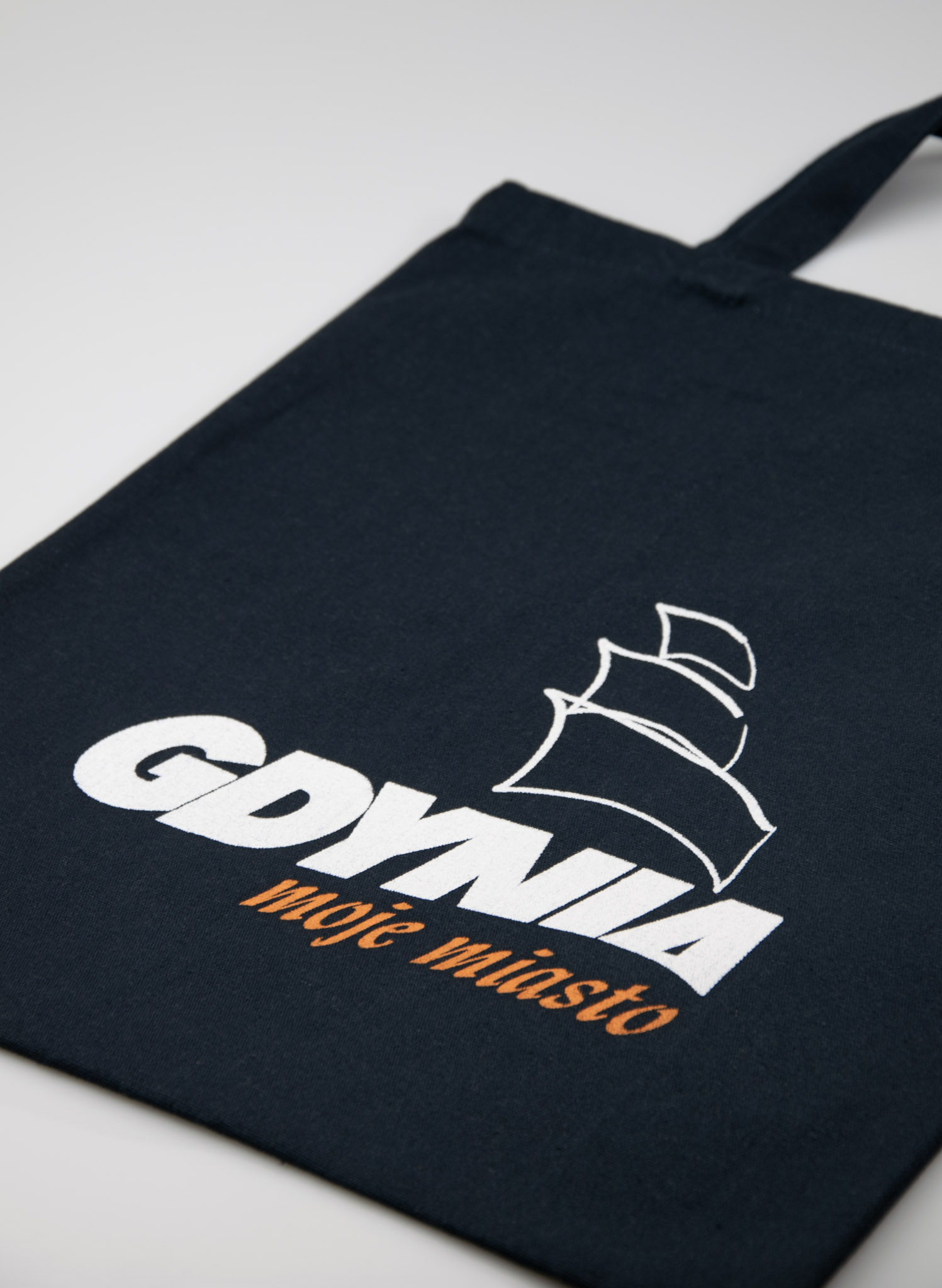 grantowa torba z logo Gdyni