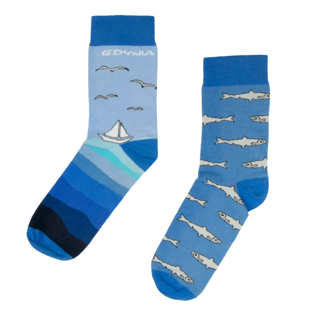 gdyńskie skarpetki morskie