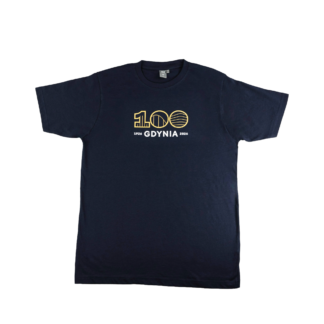 Granatowa koszulka Gdynia100