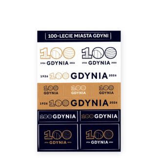 Arkusz naklejek Gdynia100