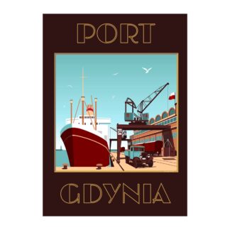 Plakat "Port Gdynia"
